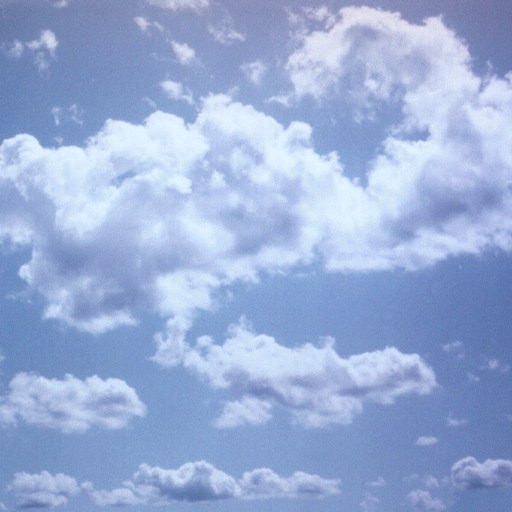 What is the sky blue, blue, blue