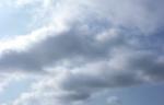 Swirling clouds