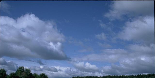Clouds over the meadows