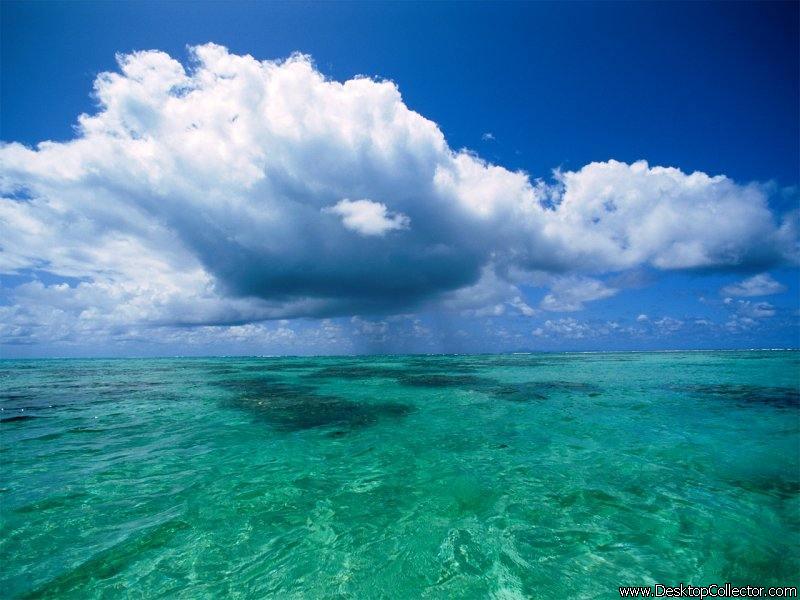 Clouds over the lagoon