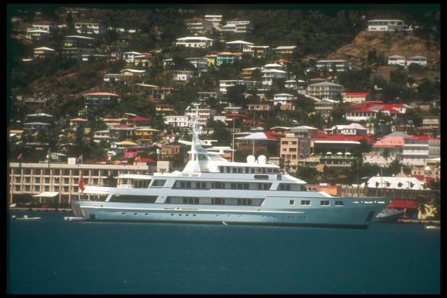Photo of snow-white yacht