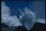 Photo of surge split on the rocks