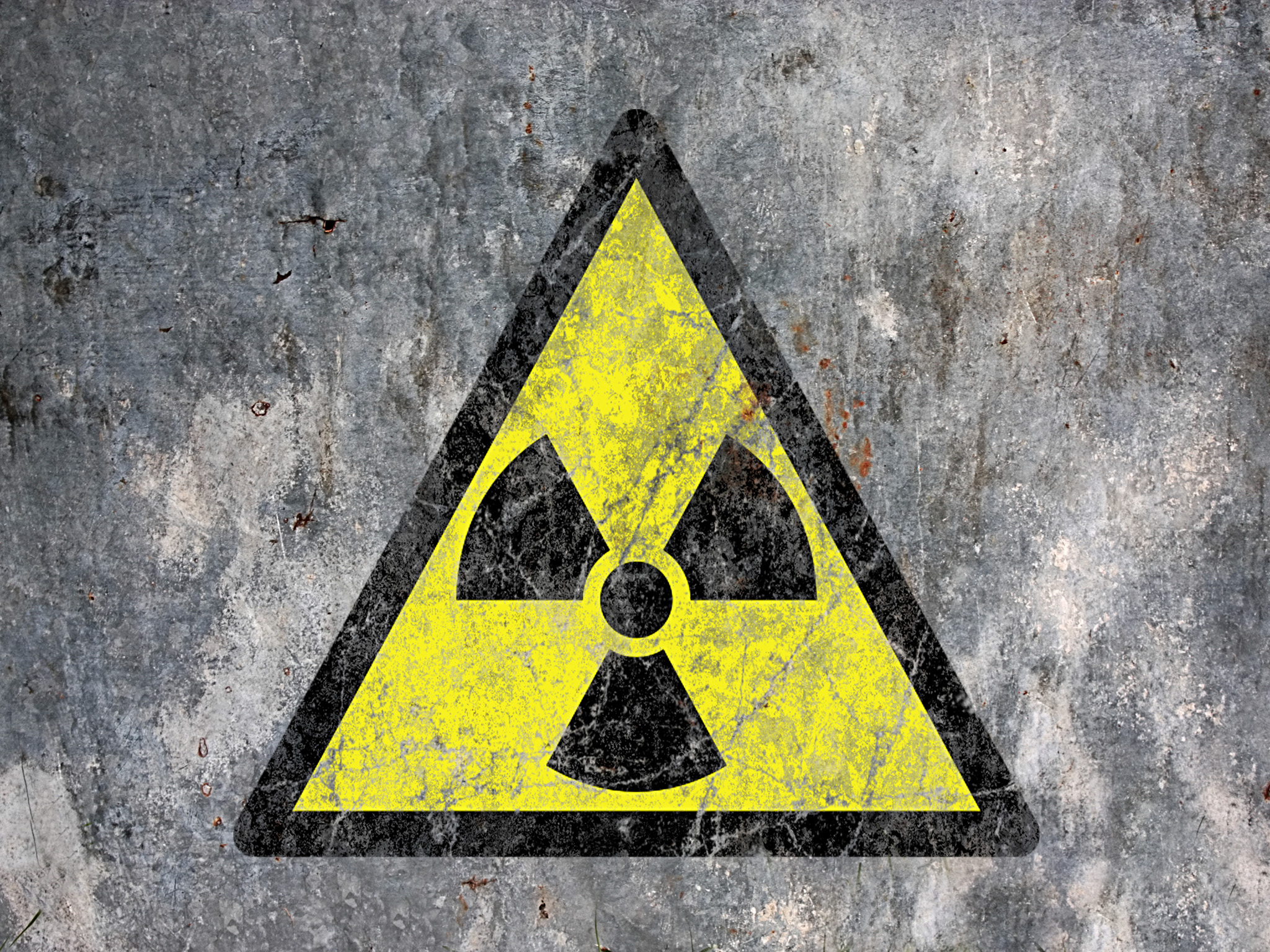 Radiation danger sign