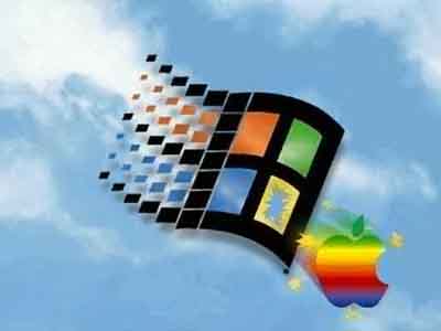 Прикол на тему противостояния microsoft и apple