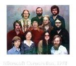 Фотография сотрудников microsoft 1978 года
