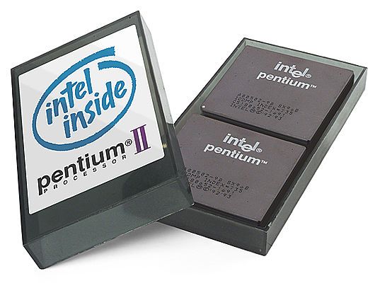 фото коробки с Intel Pentium 2
