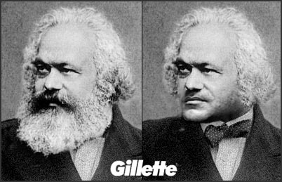 image with advertising Gillette
