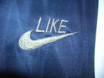 Parody of Nike logo