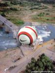 funny picture with a huge ball Nike