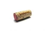 Picture tubes from a wine bottle with the logo tampax