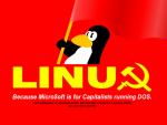 Funny screensaver on your desktop linux-tux-cccp