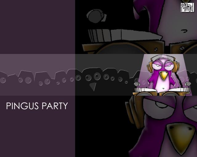 тема для рабочего стола pingus party