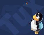 image for the screen saver on your desktop with Tux