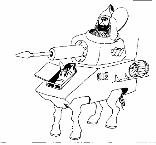 cartoon knight