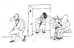 cartoon doctor's office