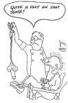 cartoon dentist
