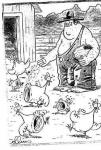 cartoon poultry farm