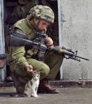 soldiers at the post