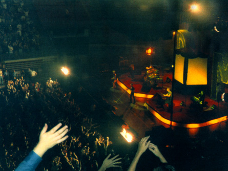 Photos from the rostrum of the concert hall of depeche mode