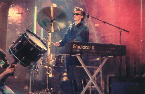Photos Alan Wilder on drums
