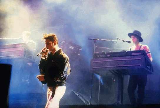 Old live picture of depeche mode