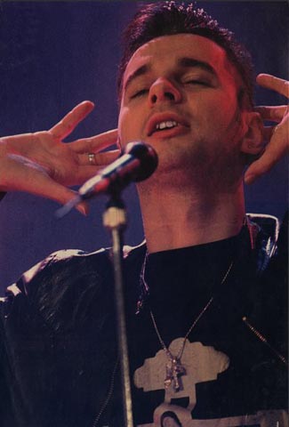 David Gahan at the concert