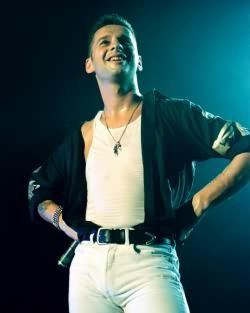 photo of smiling young Dave Gahan