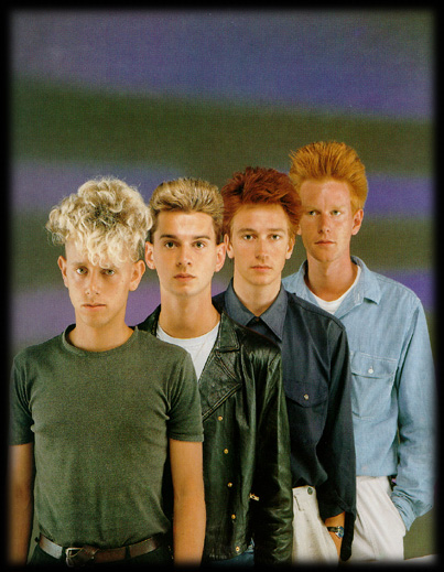 четверка из группы depeche mode