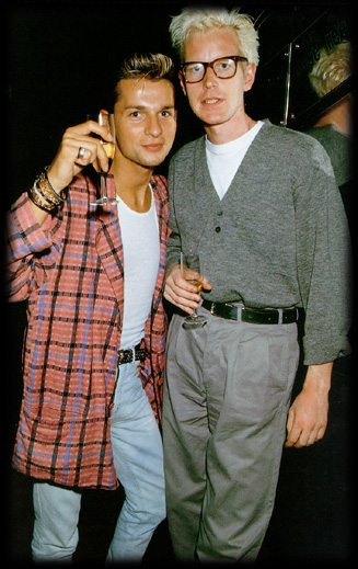 Old photo by Dave Gahan and Andy Fletcher