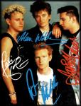 Фото участников группы depeche mode с автографами