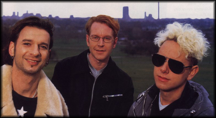 Фото группы depeche mode сделанное Антоном Корбайном